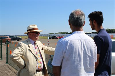Commissioner at the Pathfinder Course with attendees