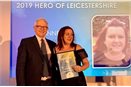Community hero Jo becomes toast of Leicestershire at awards event