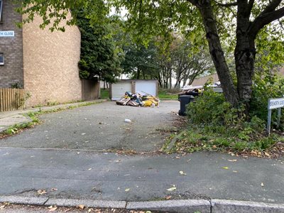 Image showing sample of fly-tipping