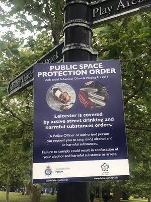 Public Space Protection Order at Spinney Hill Park