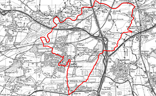 Castle Donington Map Thumbnail