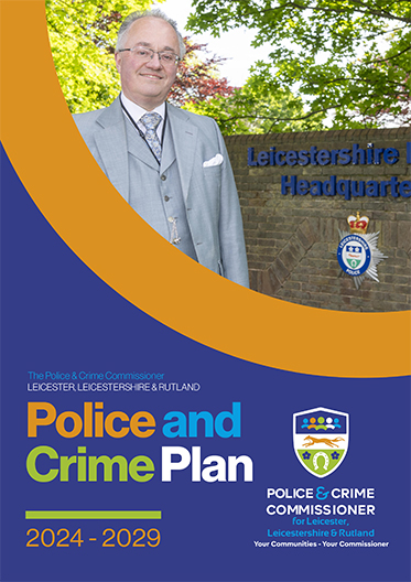 Image of the front page of the Police and Crime Plan