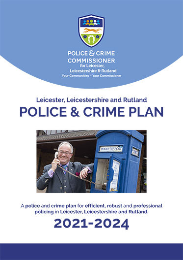 Police and Crime Plan 2021-2024 Front Page Image